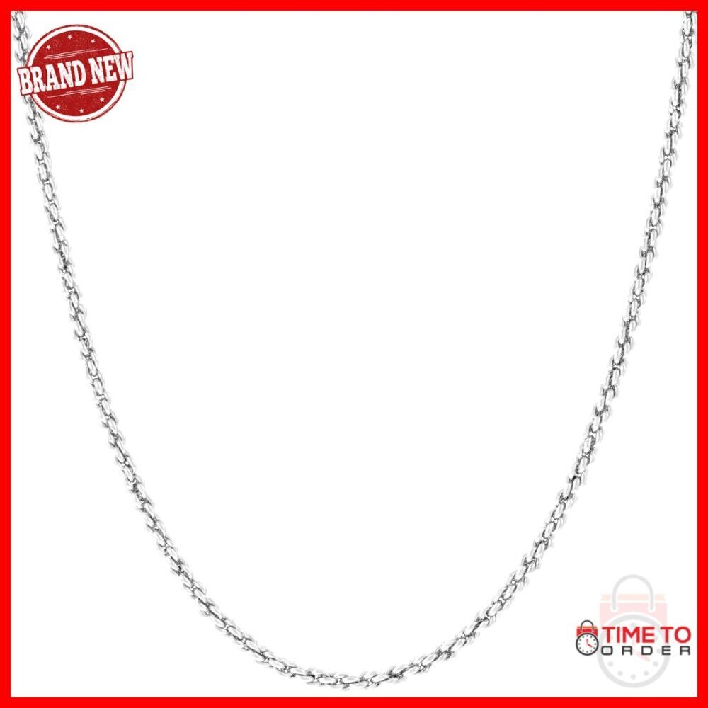 1mm Gold Plated Rope Chain Necklace 22 Inch Lobster Clasp